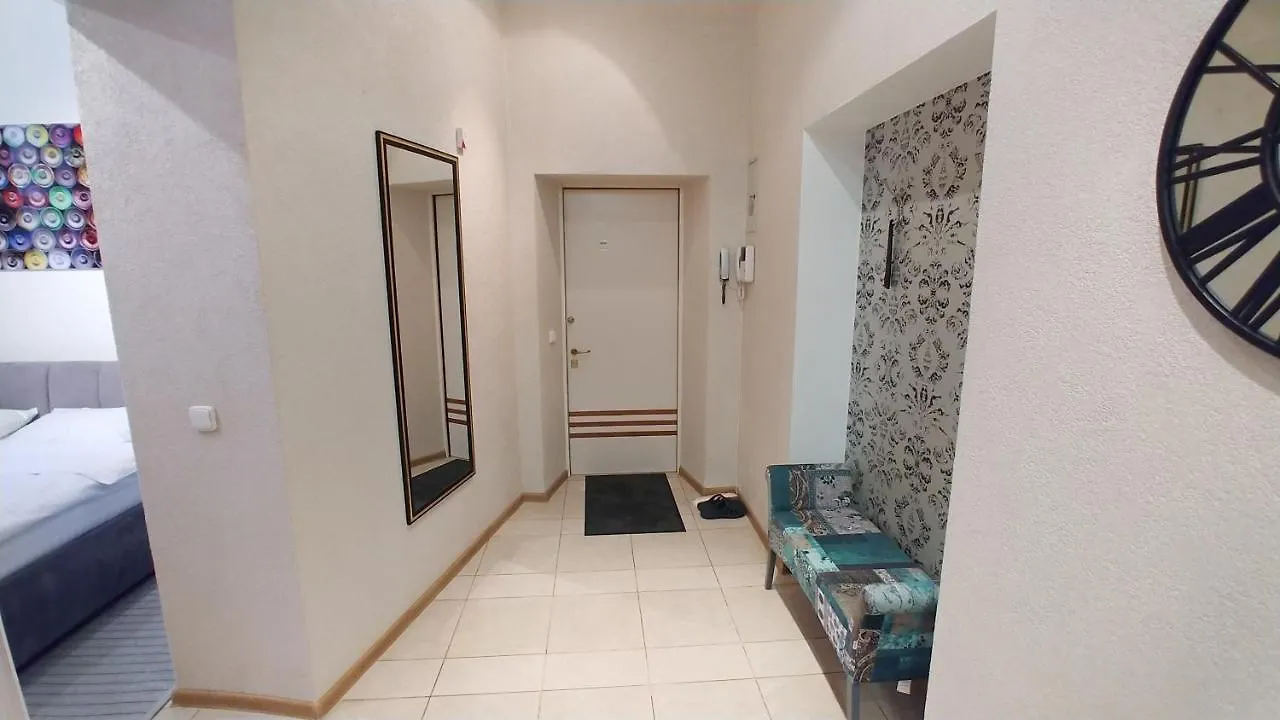 Квартира С Террасой, Крещатик 29, Бессарабка Kyiv 0*,